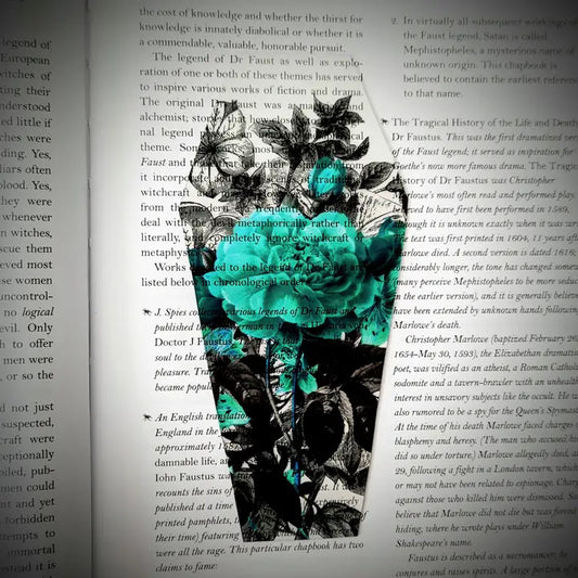 Floral Coffin - Bookmark
