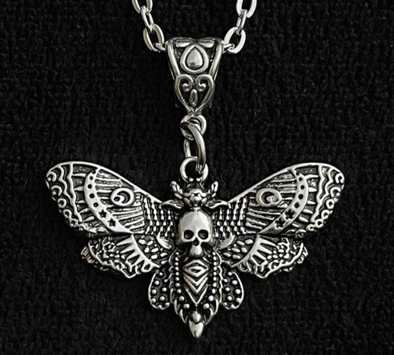 Goth Moth - Necklace