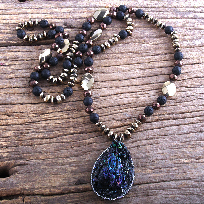 Enchanted Hematite - Necklace