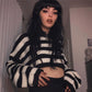 Striped & Cropped - Sweater