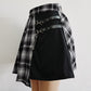 Grunge Plaid - Mini Skirt