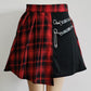 Grunge Plaid - Mini Skirt